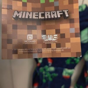 NWT size small Boys Minecraft bath robe